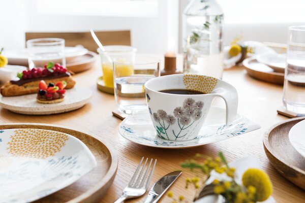Villeroy&Boch Flow Couture jídelní a čajová sada pro 4 osoby, 22ks