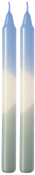 Villeroy&Boch Villeroy & Boch Like Home tyčové svíčky dip dye ice / sage, sada 2 kusy