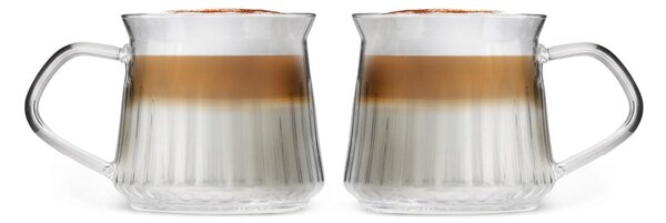 Dvoustěnné hrnky na cappuccino v sadě 2 ks 320 ml Mia – Vialli Design