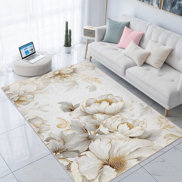 Krémový pratelný koberec 120x180 cm Soft and Gentle – Mila Home