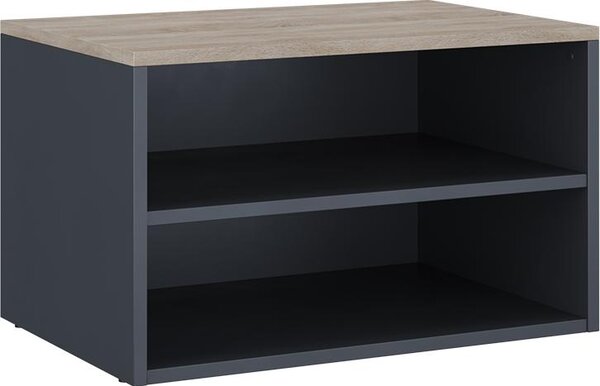 Komoda Vicco Betti Anthracite/Sonoma 60 x 36 cm se 2 přihrádkami, Model 56432