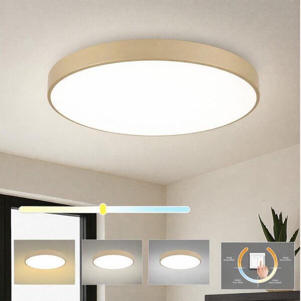 Brilagi-LED Stropní svítidlo POOL LED/100W/230V 3000/4000/6000K pr. 80 cm béžová
