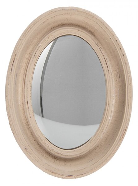Nástěnné zrcadlo béžové 24x5x32 cm – 24x5x32 cm