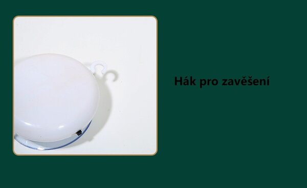 Vánoční LED závěsná dekorace do okna, Santa Claus nosí dárky