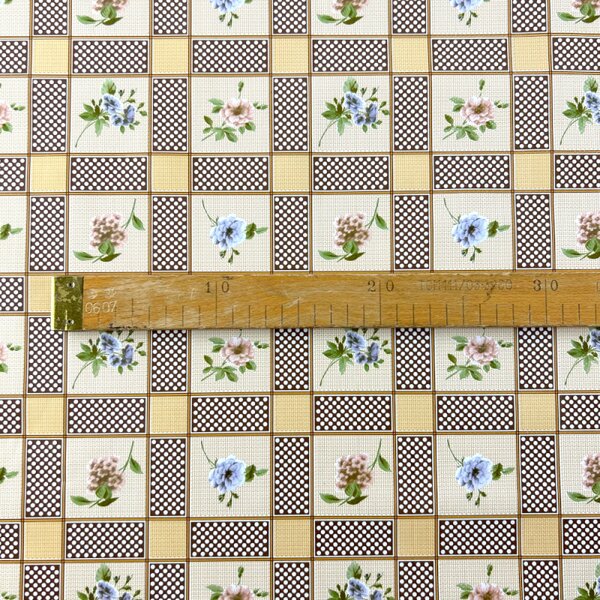 Ubrus PVC DC-680-hnědý, Role 140cm x 20m