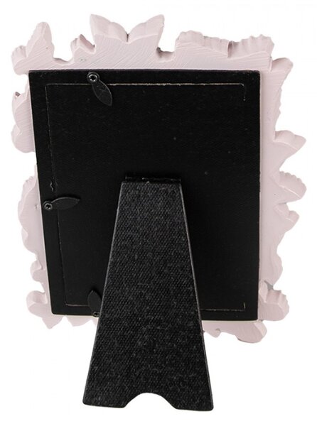 Růžový fotorámeček s motýlky – 10x15 cm