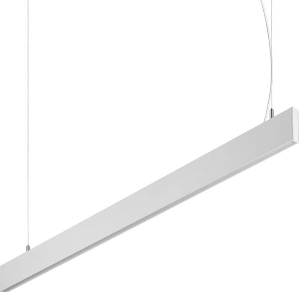 Ideal Lux - LED Lustr na lanku STEEL LED/29W/230V 4000K CRI 90 120 cm bílá