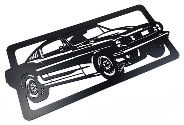 Dřevěná dekorace Auto Ford Mustang černá