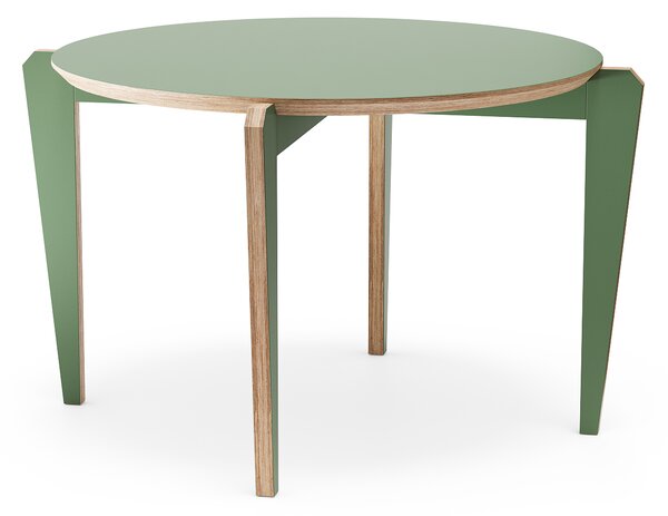 Sosone Jídelní stůl Krab Ø1100 Barva: Zelená HPL