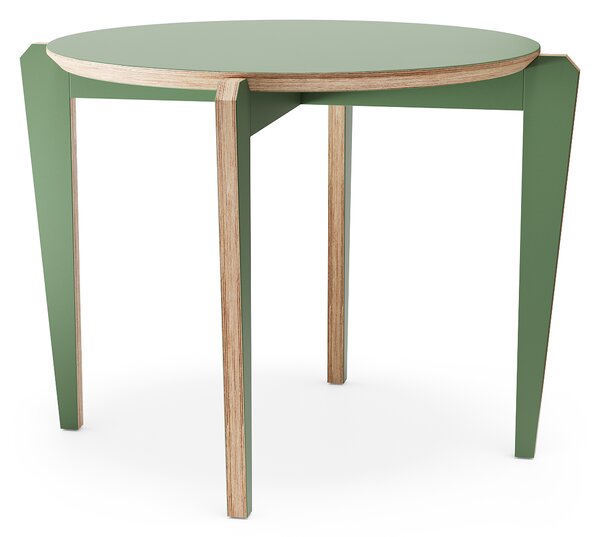 Jídelní stůl Krab Ø900 Barva: Zelená HPL