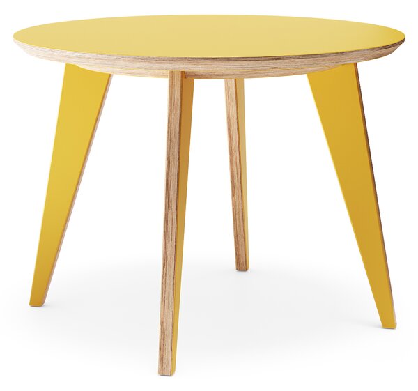 Sosone Jídelní stůl no.4 Ø1000 — žlutá HPL