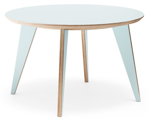 Jídelní stůl no.4 / Ø1200 Barva: Světle Modrá HPL