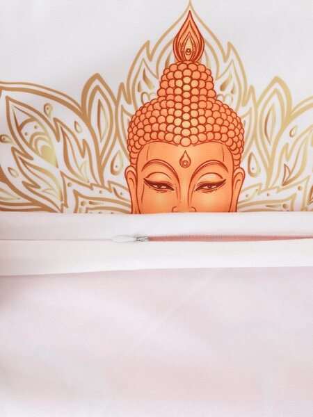 MK Lůžkoviny Povlak na polštář mikroplyš 45 x 45 cm - Buddha 8 L02