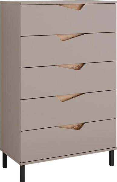 Kredenc Vicco Marelle Béžový dub/Artisan 76 x 120 cm s 5 zásuvkami, Model 57847