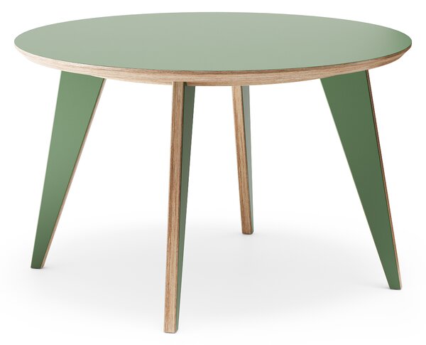 Jídelní stůl no.4 / Ø1200 Barva: Zelená HPL