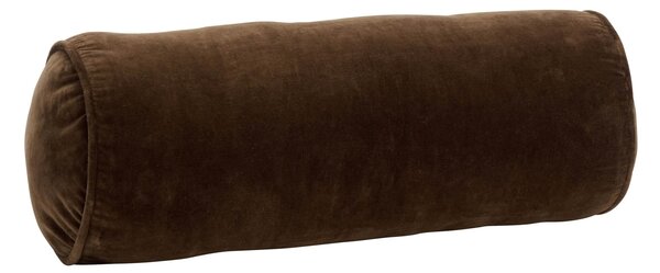 Sametový polštář válec Dark Brown