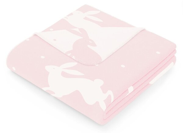 Růžová dětská deka 200x150 cm Rabbit – AmeliaHome