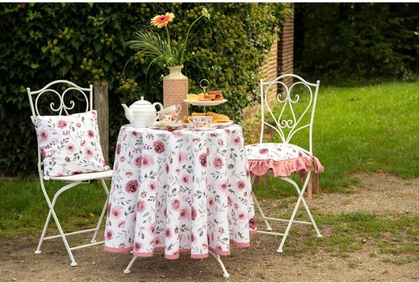 Bavlněná kuchyňská utěrka s růžemi Rustic Rose – 50x70 cm