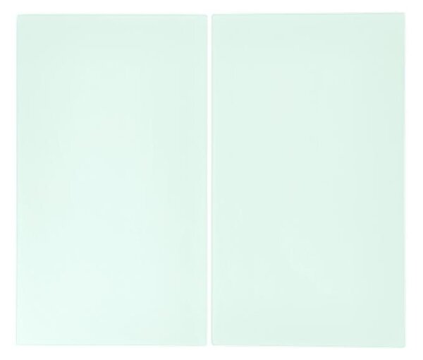 Silvercrest® Skleněná krycí deska na varnou desku, 2 kusy (mléčné sklo) (100397698003)