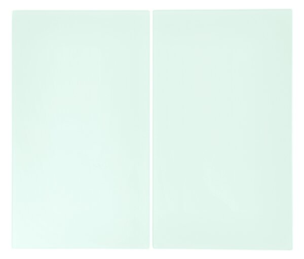 Silvercrest® Skleněná krycí deska na varnou desku, 2 kusy (mléčné sklo) (100397698003)