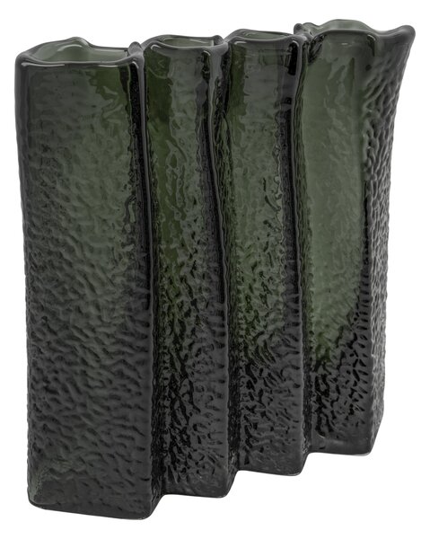 Skleněná váza Zuri Deep Forest 21 cm