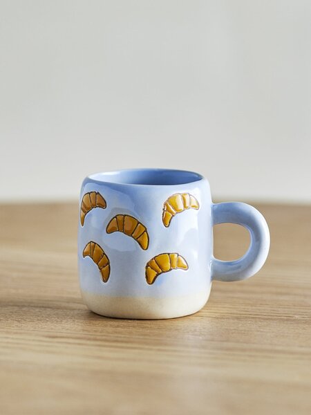 Keramický hrneček Millie Croissants 110 ml