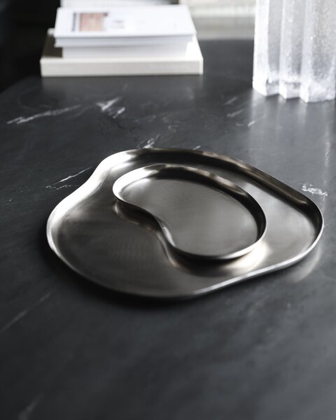 Dekorativní podnos Osea Silver Finish 41 cm