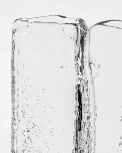 Skleněná váza Zuri Clear 31 cm