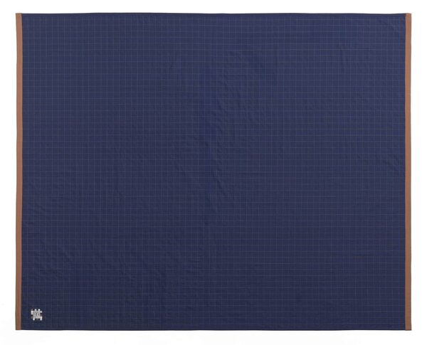 Prošívaný přehoz na postel Dori Midnight blue 245 × 195 cm