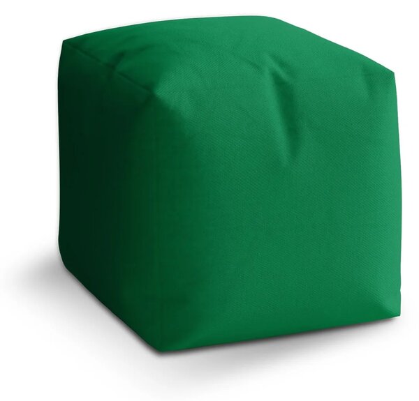 Sablio Taburet Cube Bledě zelená - 40x40x40 cm