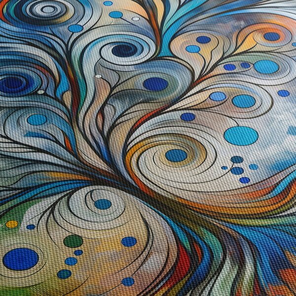 Obraz - Barevný energický strom (125x70 cm)