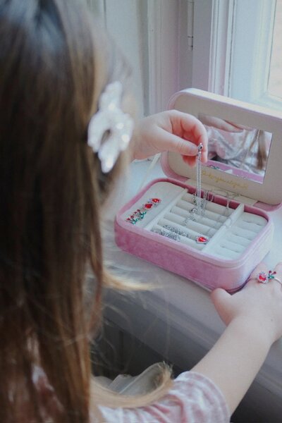 Dětská šperkovnice se šperky Pink