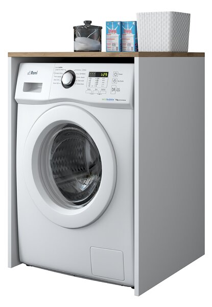 ASIR Skříň na pračku KD103 ořech bílá