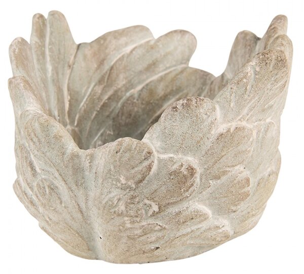 Květináč uvnitř šedý 16*11 cm – 16x11 cm
