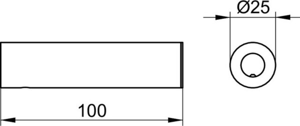 Keuco Reva držák na toaletní papír černá 12863370000