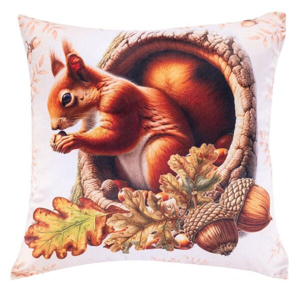 Sada 3 ks povlaků na polštářky LESNÍ ZVÍŘÁTKA 45 x 45 cm
