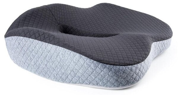 Ergonomický sedák z paměťové pěny černo-bílý