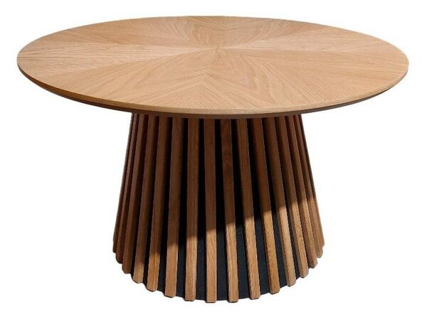 Konferenční stolek CARINA pr. 75 cm dub/černá