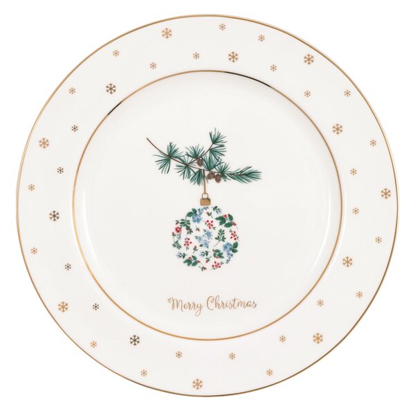 Porcelánový talíř Joelle White Ø 20,5 cm