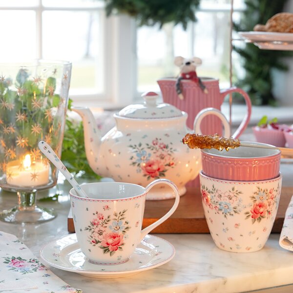 Porcelánová lžička Clara White