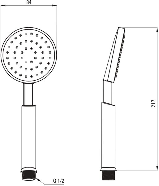 Deante Temisto sprchová sada pod omítku s dešťovou sprchou černá NAC_N9QT