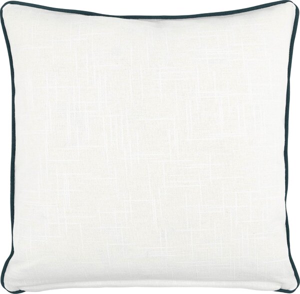 Povlak na polštář s výšivkou Zelda White 40 × 40 cm