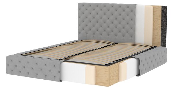 Eltap Čalouněná postel Princce Materiál a barva potahu: Royal 20 - béžová, Rozměr: 140x200