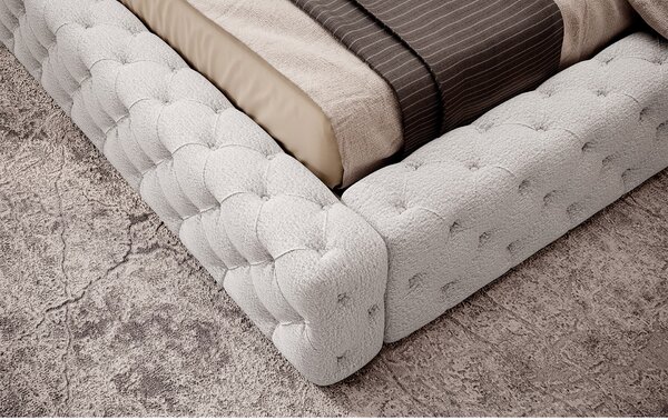 Eltap Čalouněná postel Princce Materiál a barva potahu: Royal 20 - béžová, Rozměr: 140x200