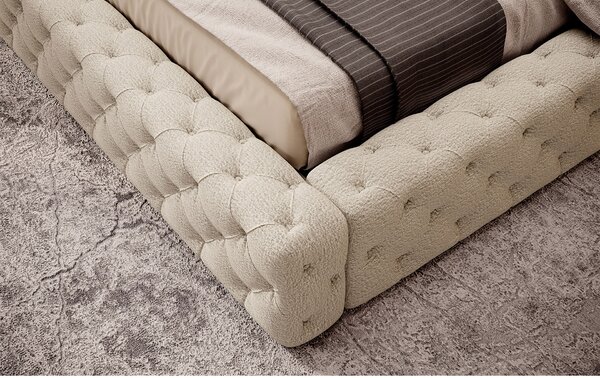 Eltap Čalouněná postel Princce Materiál a barva potahu: Royal 20 - béžová, Rozměr: 140x200
