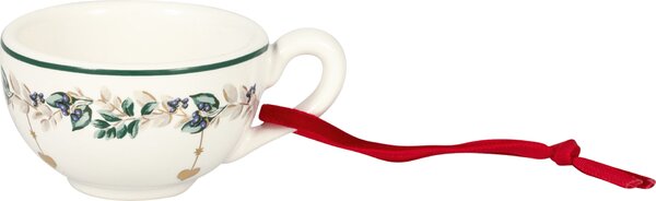 Porcelánová vánoční ozdoba Joanni White – set 4 ks