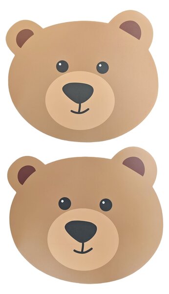 Sinsay - Prostírání ve tvaru kočiček 2 pack - hnědá