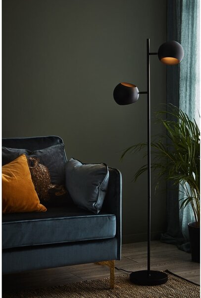 Černá stojací lampa Edgar - Markslöjd