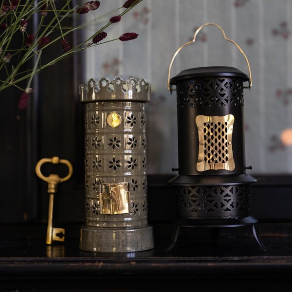Kovový svícen Tiled Stove Olive Green