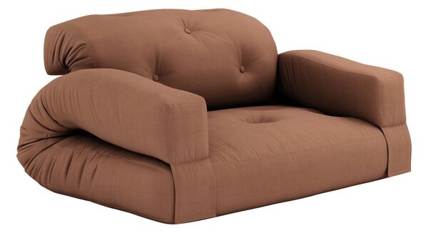 Oranžová rozkládací pohovka 140 cm Hippo - Karup Design